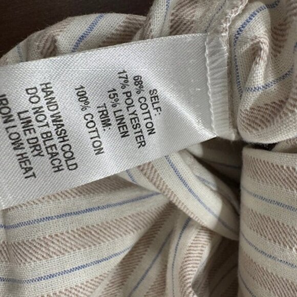 NWT Lulus Beauty at the Beach Tan Striped Tiered Tassel Maxi Dress - Picture 10 of 10